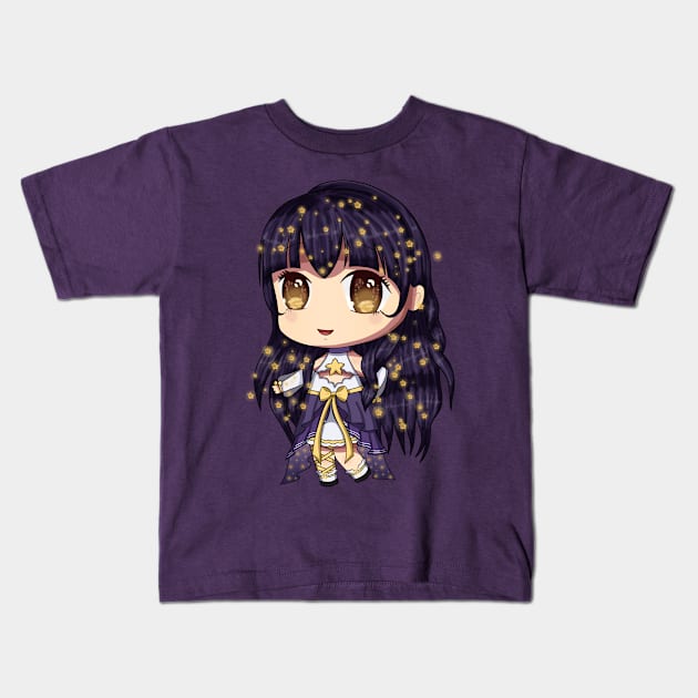 Starry Chibi Gypsy Kids T-Shirt by Kalothet